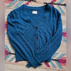 Frank & Oak Blue Cardigan Size XS